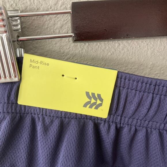 All In Motion NEW Midrise Mesh Pants - Navy Blue - Large 12/14 - Picture 4 of 6